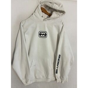 Vtg Y2K Billabong Hoodie Mens L Center Logo Surf Skate Pullover Sweater